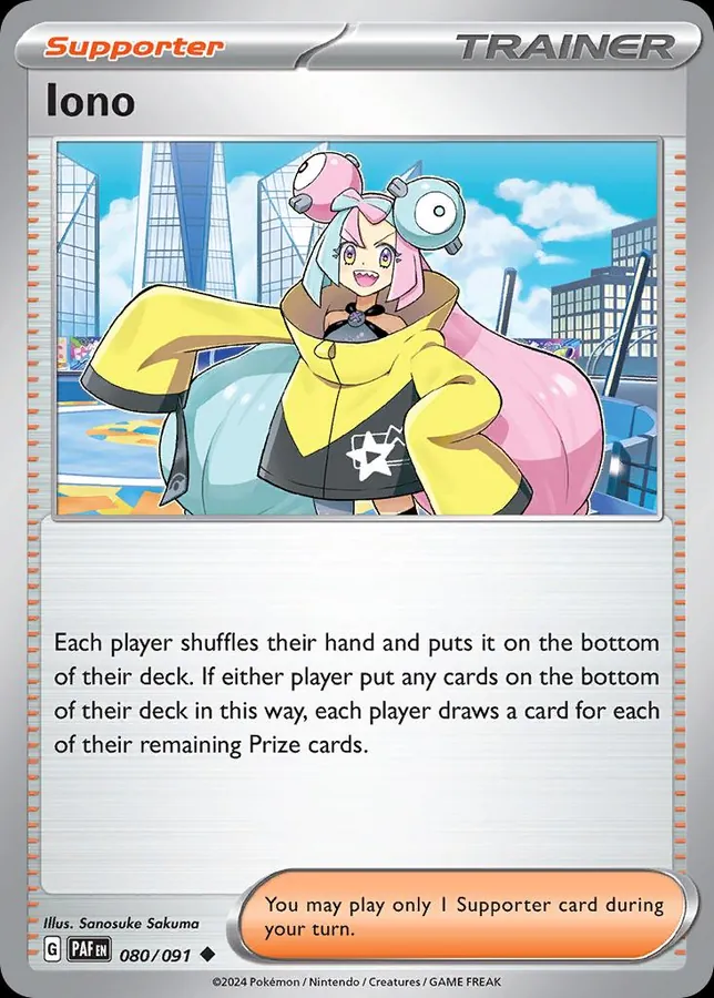 World Championships 2025 Iono [Riley-Mckay] Pokémon card